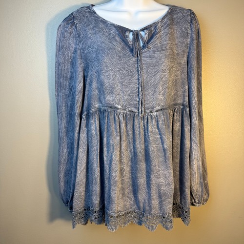Top babydoll altar state blu - top, altar'd