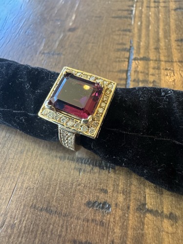 Splendido pesante anello - e, in