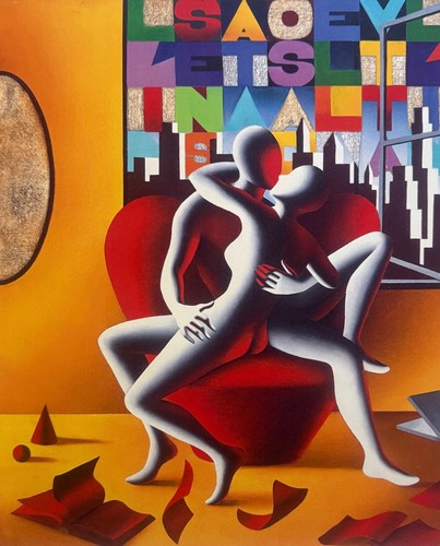 Mark kostabi the book love - mark, kostabi,