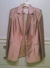 Blazer classico estivo donna, seta 100 %, tg. 42 Italia, 38 France e Germania
