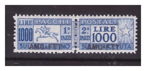 Trieste 1954 pacchi 1000 - trieste, a