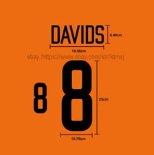 Edgar Davids Name Set -