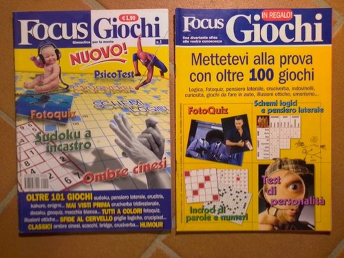 Focus giochi supplemento - focus, n.