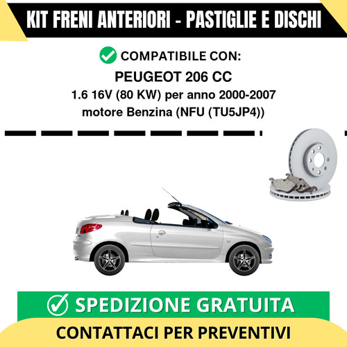 Kit freni anteriori pastiglie - kit, (pastiglie