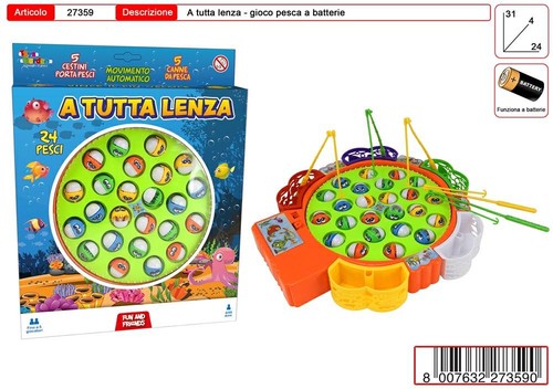 Pesca pesci batteria - pesci,
