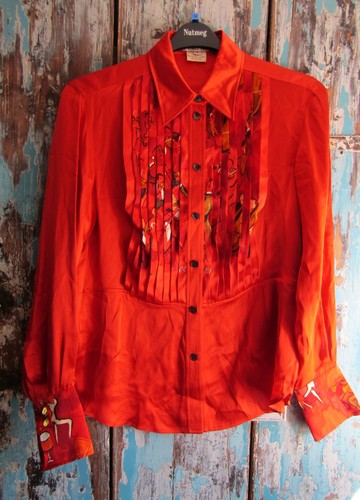 Camicetta pintuck vintage