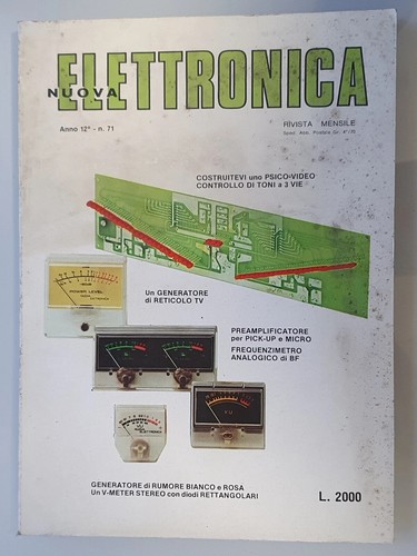 Rivista nuova elettronica 71 - elettronica, n.71