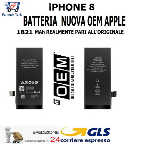 Apple iphone 8 batteria - iphone,
