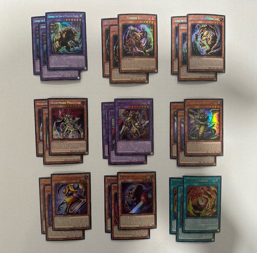 Yugioh 27x deck nucleo - 27x,
