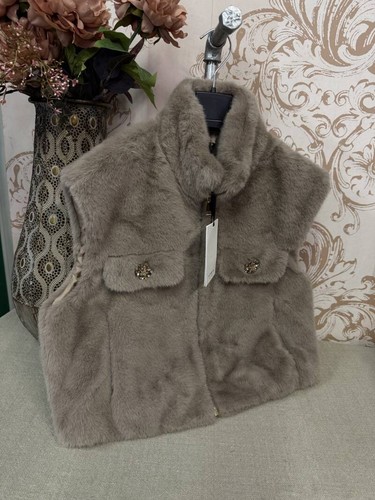Gilet pelliccia ecologica - gilet,