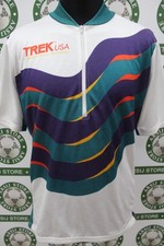 maglia ciclismo TREK USA TG L G23 bike shirt maillot trikot jersey