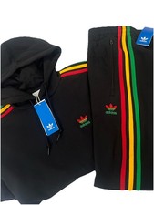 Set tuta uomo Adidas Originals Rasta Jamaica Bob Marley taglia S, M, XL, XXL