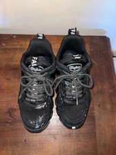 Scarpe donna Buffalo Nere TG 37 ITA size usate used shoes