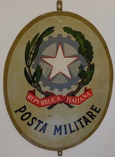Insegna Posta Militare con
