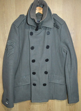 Superdry Uomo Large Pea Coat