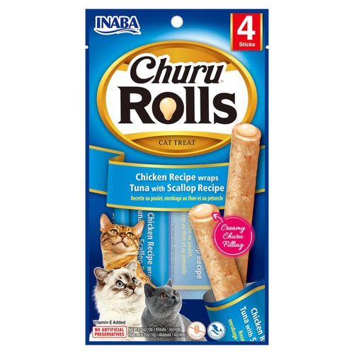 Inaba cat churu rolls - rolls, pollo