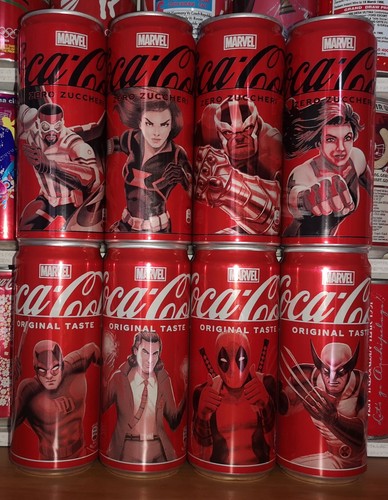 Lattine coca cola - lattine, set