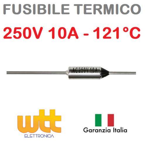 Fusibile termico assiale