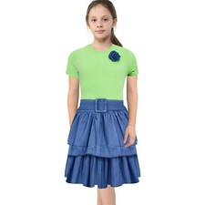 Bambini Vestito Estivo Verde