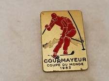 Distintivo PIN badge distinctif SCI SKI world cup COURMAYEUR 1983 slalom gigante
