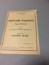 Giovani fascisti inno - fascisti,