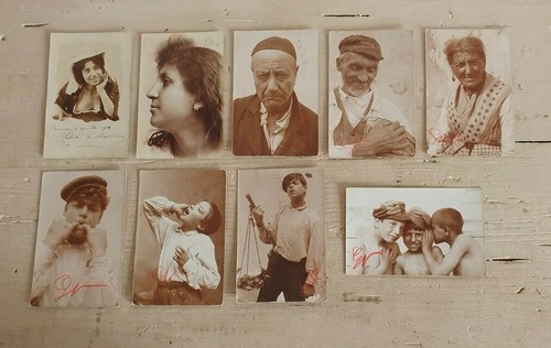 Lotto cartoline viaggiate - lotto, 9