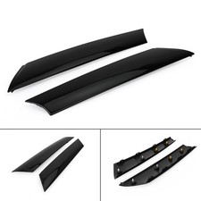 2x Front A Pillar Black