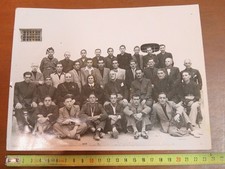 vecchia foto d epoca gruppo di uomini EPOCA FASCISTA GERARCA con divisa Salerno