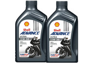 OLIO 15W50 4T SHELL ADVANCE 100% ULTRA SINTETICO 15W50 N2 LITRI PER MAX MOTO