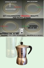 BIALETTI RICAMBI 4 GUARNIZIONI