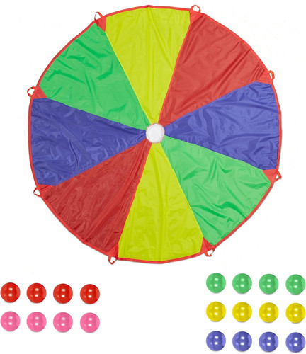 Paracadute ludico arcobaleno - ludico,