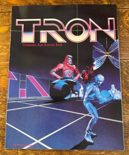 Libro attività tron - tron, disney