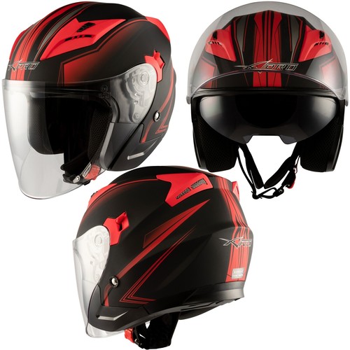 Jet helmet moto visor - helmet,