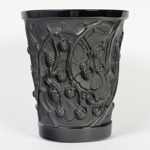 Vase mures cristal noir - vase,