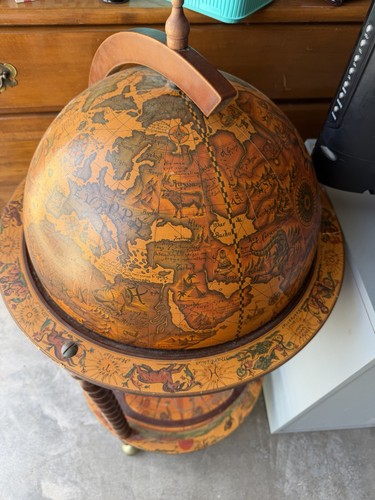 Vintage globe bar - bar, cart