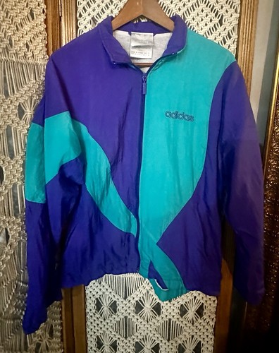 Giacca vento adidas viola - giacca,