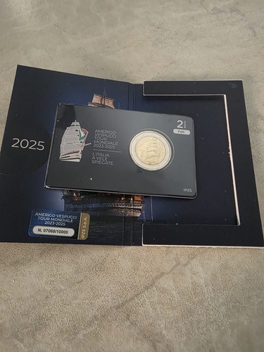 Fdc amerigo vespucci coin - 2€,