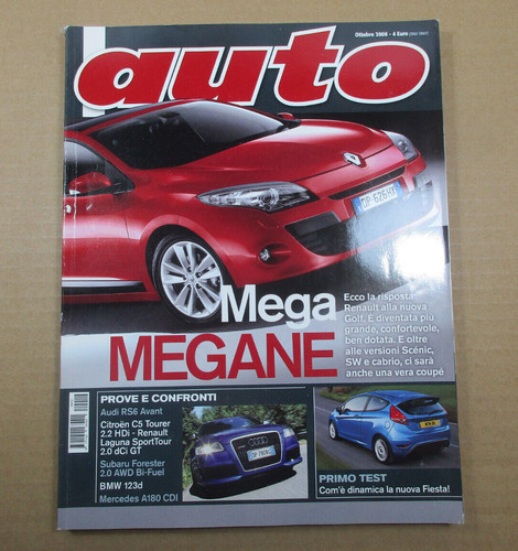 Rivista auto ottobre - auto, 2008
