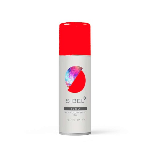 Sibel spray rosso fluo 125ml - fluo,