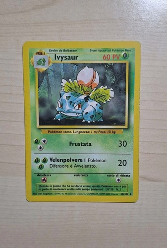 Pokémon ivysaur set base - set,