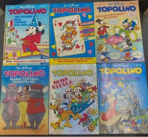 Mickey mouse comics lot 6 - mouse, of