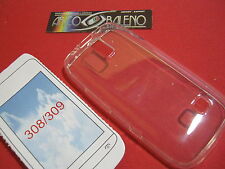 Custodia Cover Per NOKIA Asha 308 309 Silicone Gel Trasparente BIANCO