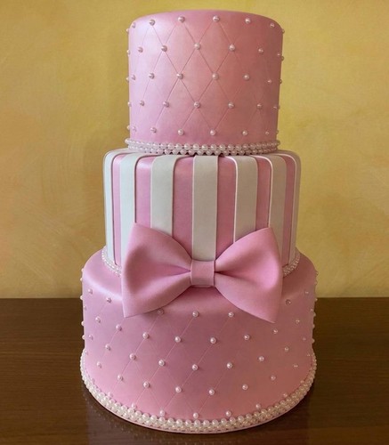 Torta scenografica rosa - torta,