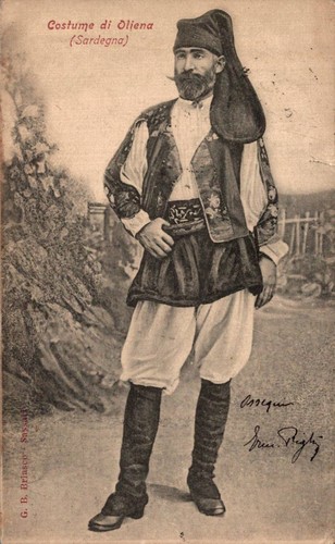 Nuoro costume oliena - nuoro, f