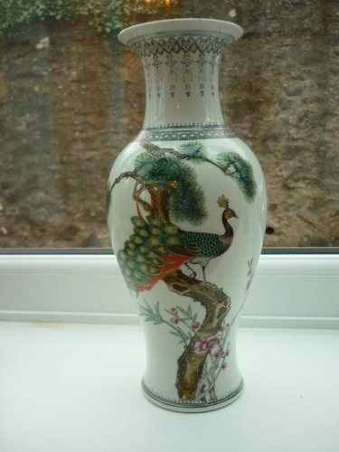 Vaso cinese porcellana - vaso,