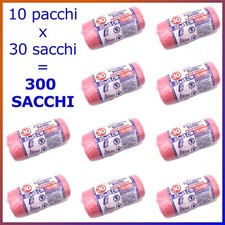 Sacchi spazzatura 35x45 cm ROSA Buste immondizia Sacchetti rifiuti bagno 300pz