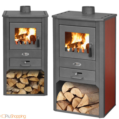 Stufa legna acciaio 7 kw - stufa, a