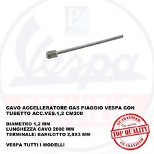 CAVO ACCELLERATORE GAS PIAGGIO VESPA CON TUBETTO ACC.VES.1,2 CM200