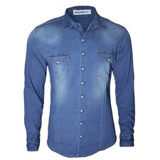 Camicia uomo Jeans Klixs Denim