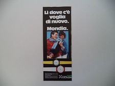 advertising Pubblicità 1985 OROLOGI MONDIA COLLEZIONE FLASH